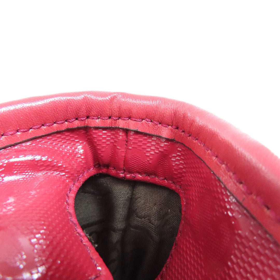 GUCCI Tote Bag 211138 PVC Red GG implementation Women Used Authentic
