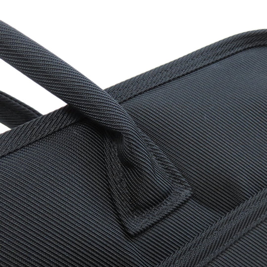 PORTER Tote Bag canvas black logo Women Used Authentic