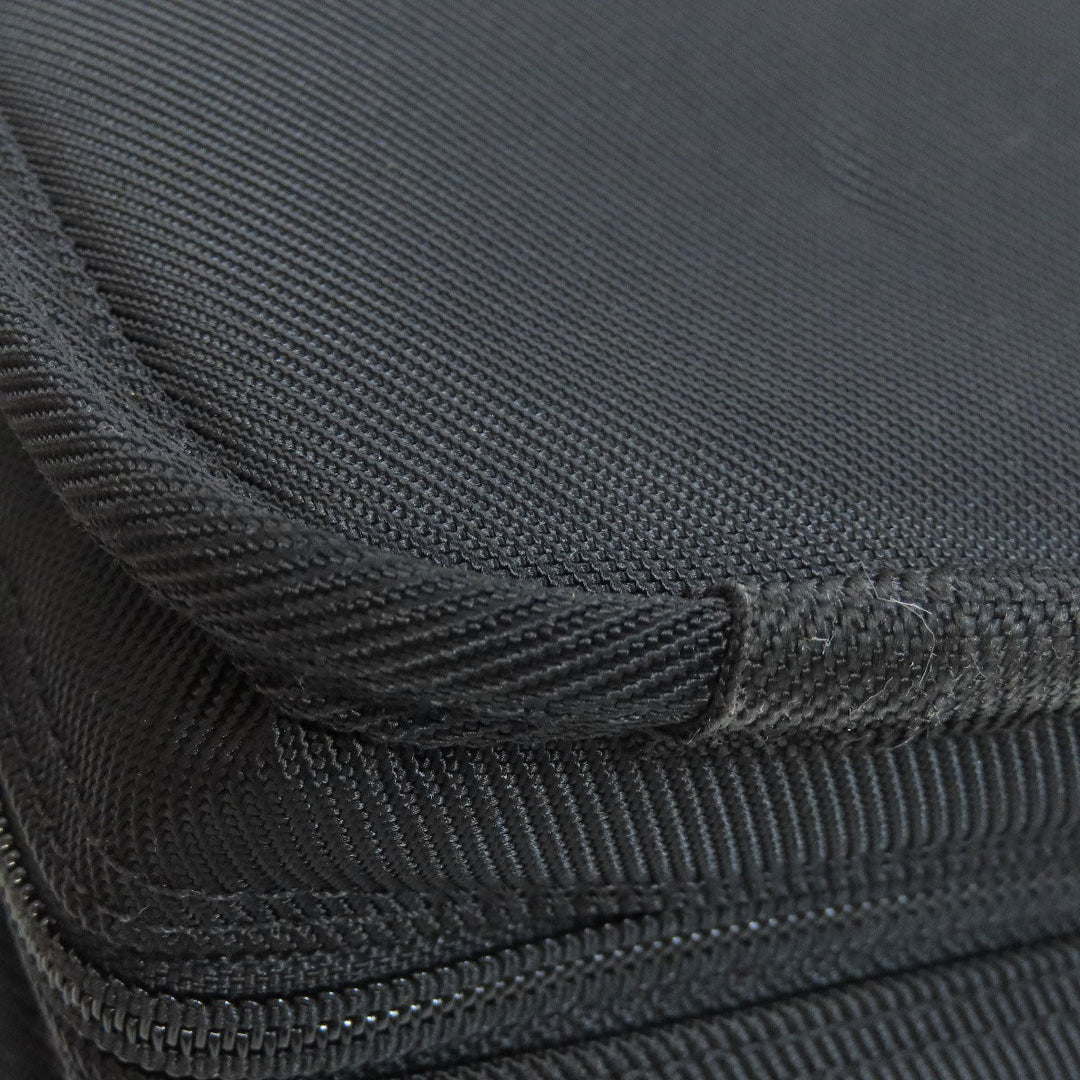 PORTER Tote Bag canvas black logo Women Used Authentic