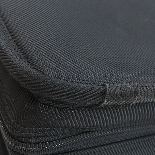 PORTER Tote Bag canvas black logo Women Used Authentic