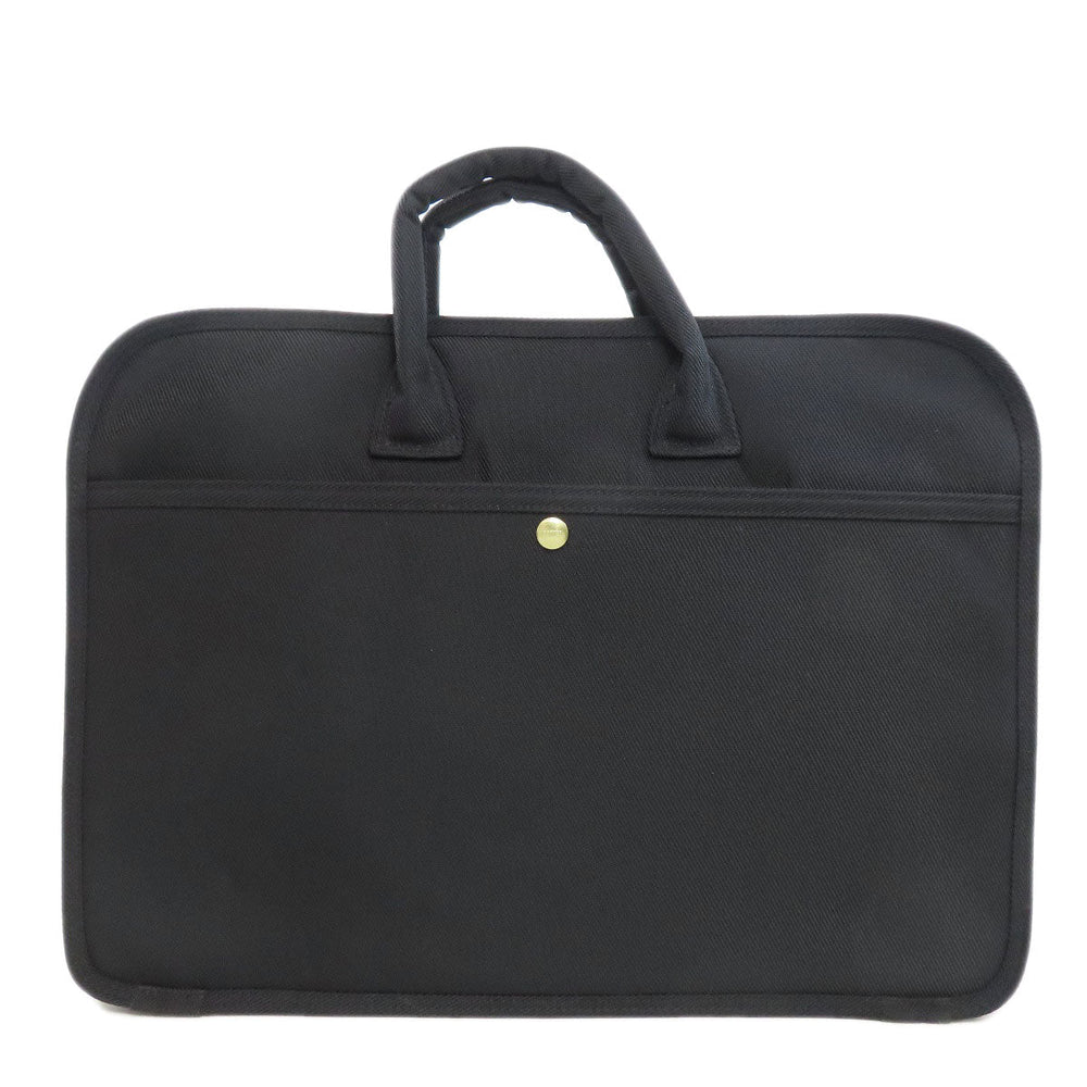 PORTER Tote Bag canvas black logo Women Used Authentic