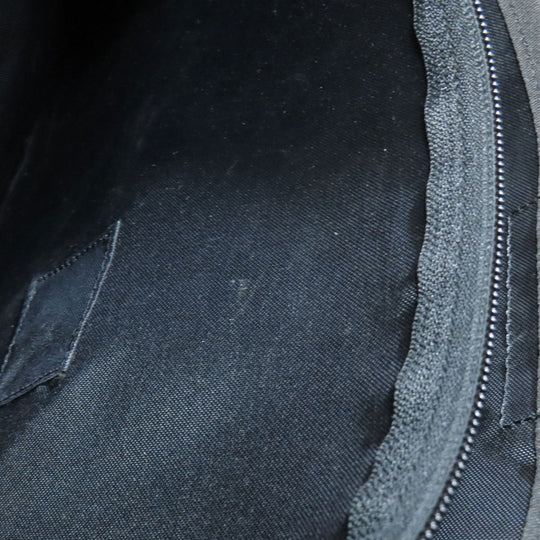 PORTER Tote Bag canvas black logo Women Used Authentic