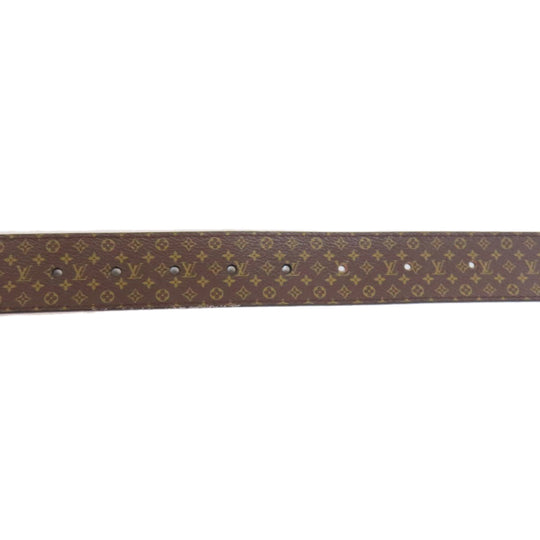 LOUIS VUITTON belt M9248 Monogram canvas Brown Essential V Women Used Authentic