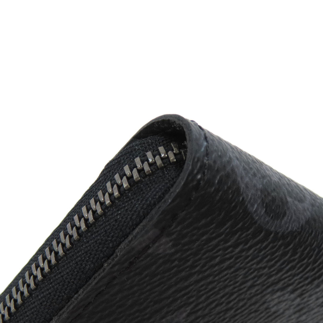 LOUIS VUITTON Coin case M81662 Monogram Eclipse black Vertical mens(Unisex) Used Authentic