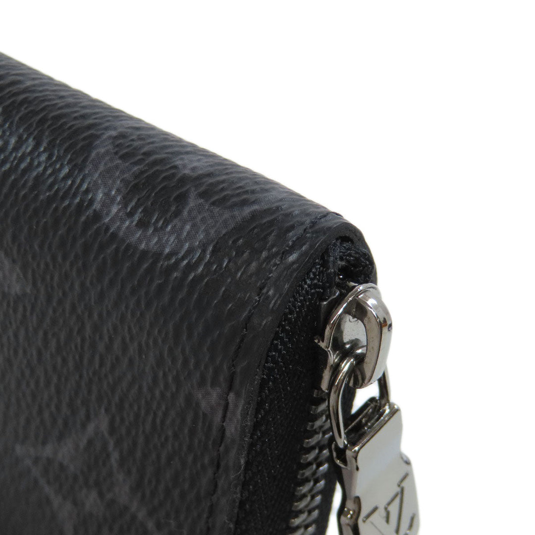 LOUIS VUITTON Coin case M81662 Monogram Eclipse black Vertical mens(Unisex) Used Authentic