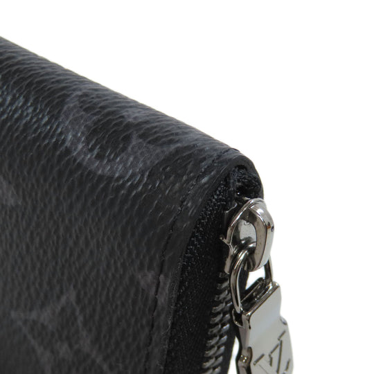LOUIS VUITTON Coin case M81662 Monogram Eclipse black Vertical mens(Unisex) Used Authentic