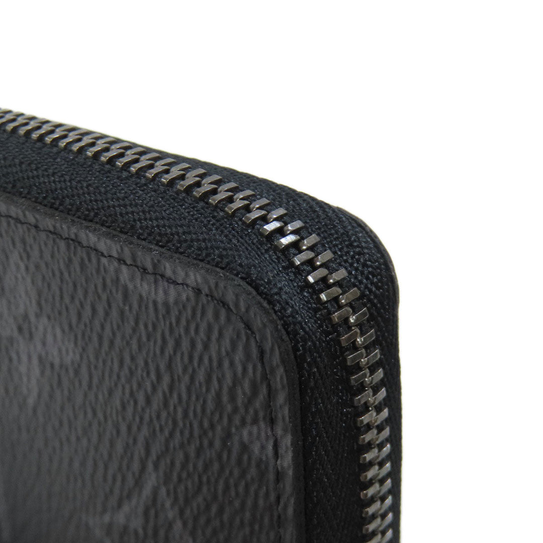 LOUIS VUITTON Coin case M81662 Monogram Eclipse black Vertical mens(Unisex) Used Authentic