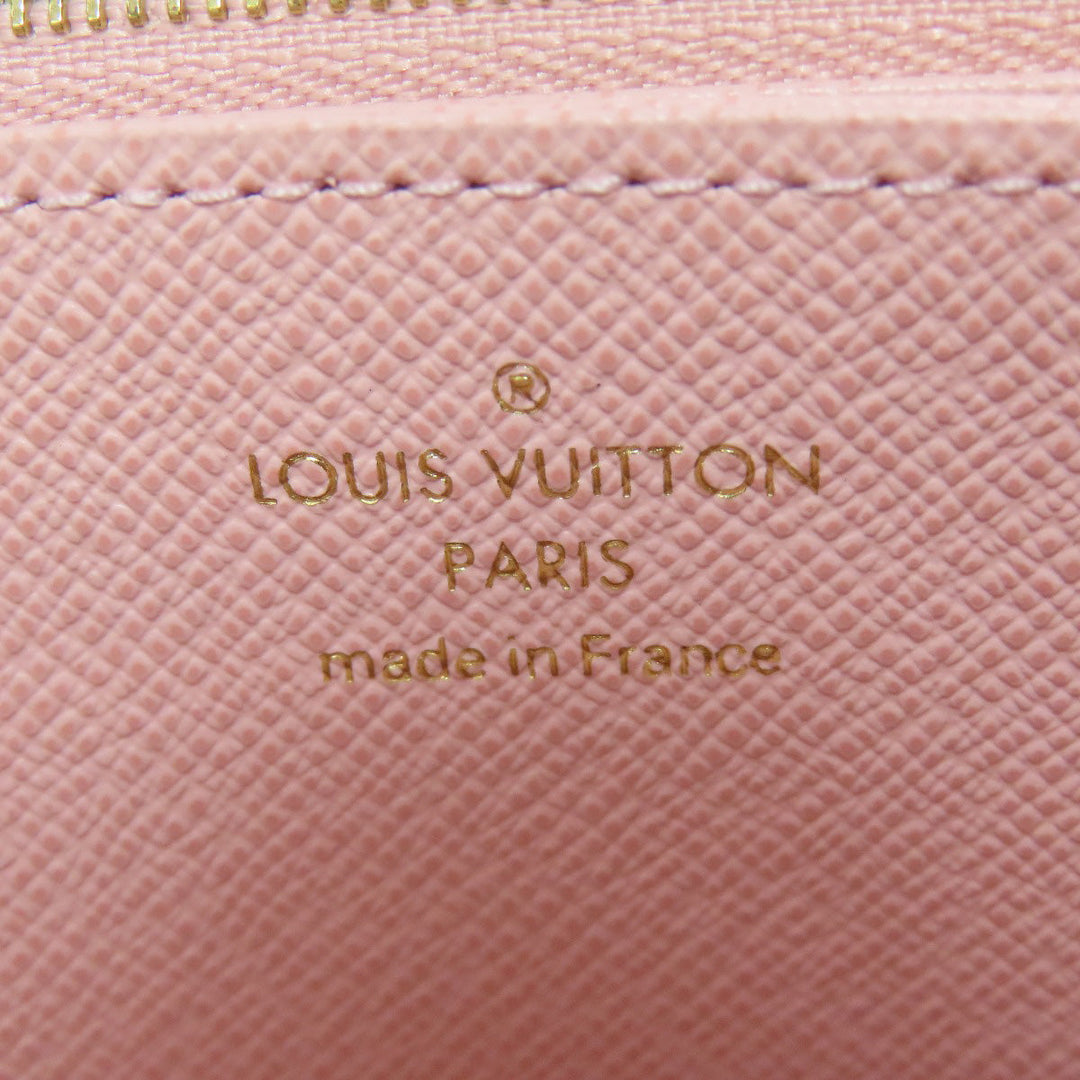 LOUIS VUITTON Long Wallet Purse M41894 Monogram canvas Brown Zippy wallet Women Used Authentic