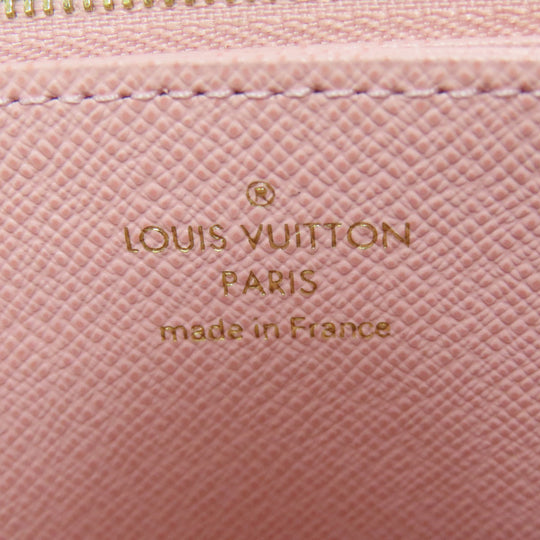 LOUIS VUITTON Long Wallet Purse M41894 Monogram canvas Brown Zippy wallet Women Used Authentic