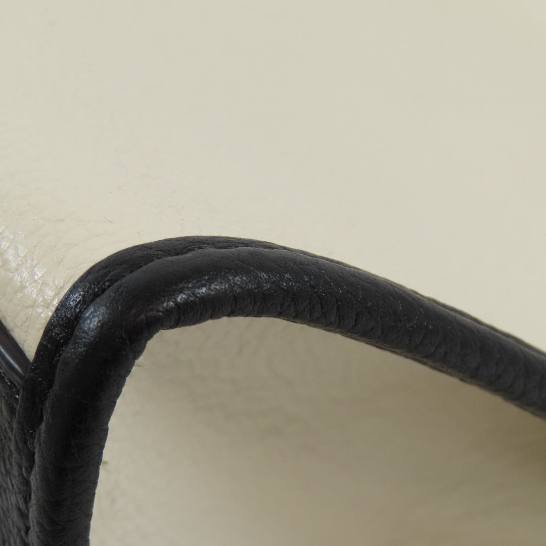 COACH Handbag C0777 leather white Field 30 Color Block 2WAY Women Used Authentic