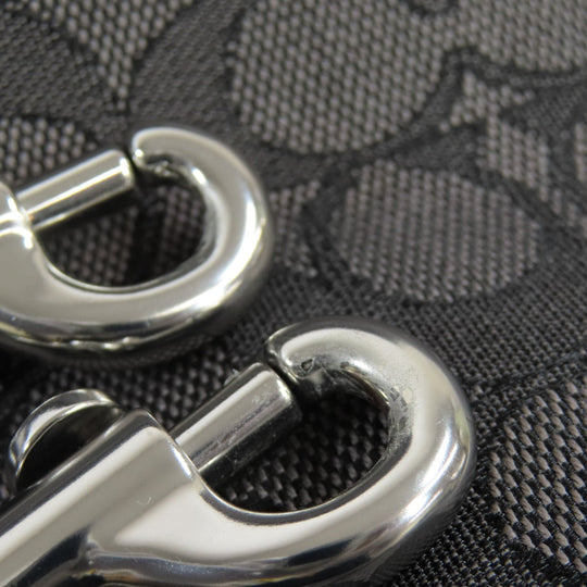 COACH Tote Bag C8418 canvas black Dempsey 40 2WAY Women Used Authentic