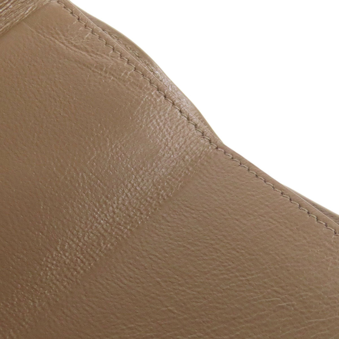 BALENCIAGA Bifold Wallet 594312 leather Brown Tri-fold Wallet Mini Wallet