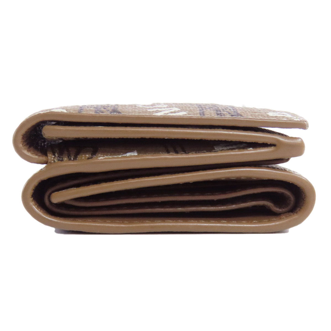 BALENCIAGA Bifold Wallet 594312 leather Brown Tri-fold Wallet Mini Wallet