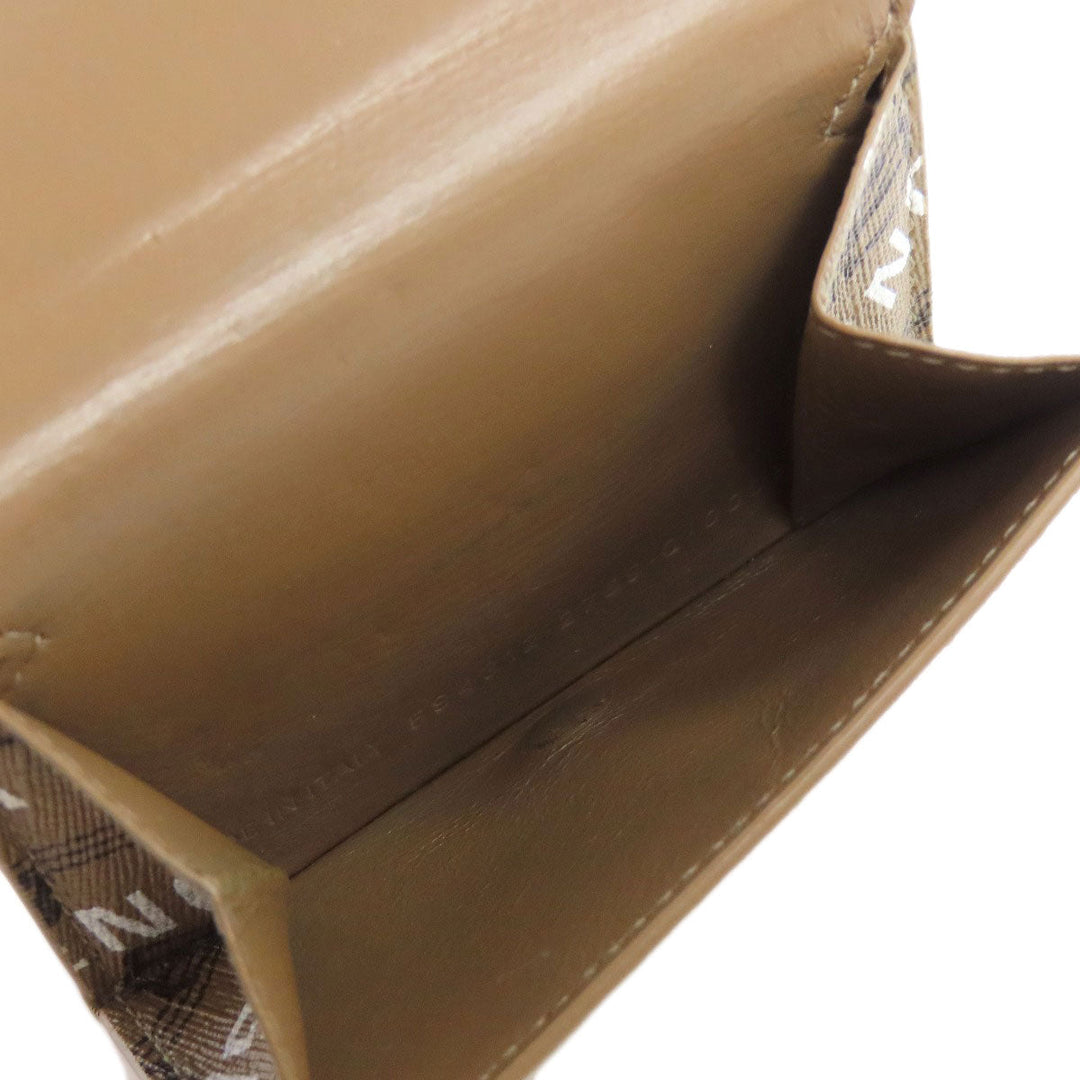 BALENCIAGA Bifold Wallet 594312 leather Brown Tri-fold Wallet Mini Wallet
