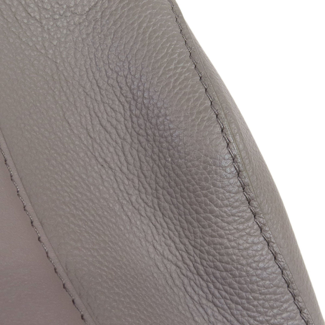 LOUIS VUITTON Shoulder Bag M59328 leather gray City Keepall Aerogram Women Used Authentic