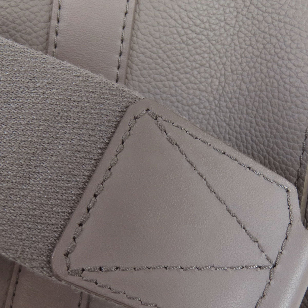 LOUIS VUITTON Shoulder Bag M59328 leather gray City Keepall Aerogram Women Used Authentic