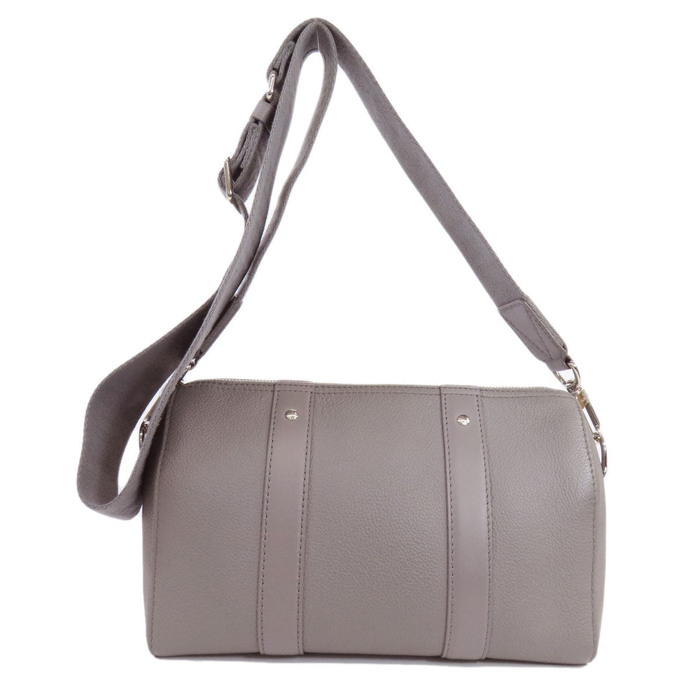 LOUIS VUITTON Shoulder Bag M59328 leather gray City Keepall Aerogram Women Used Authentic
