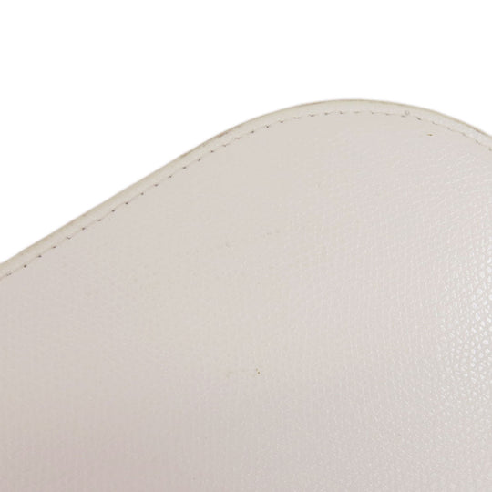 Furla Shoulder Bag leather white Arch logo Women Used Authentic