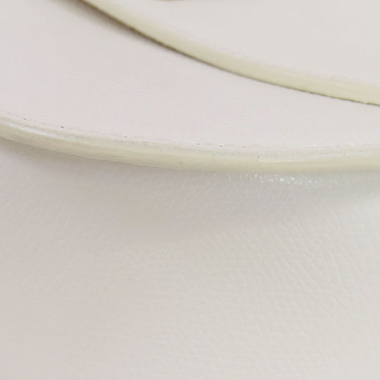 Furla Shoulder Bag leather white Arch logo Women Used Authentic