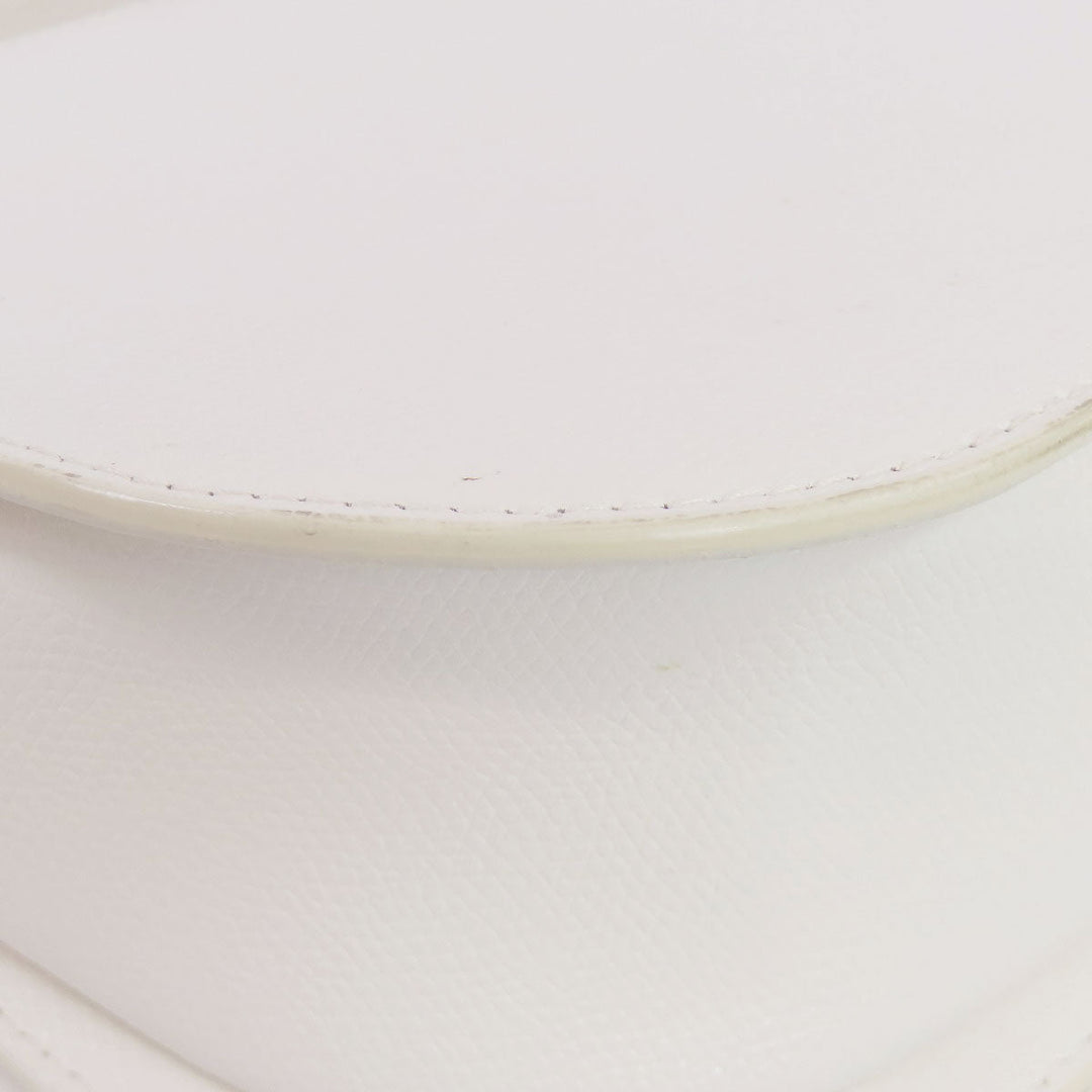 Furla Shoulder Bag leather white Arch logo Women Used Authentic