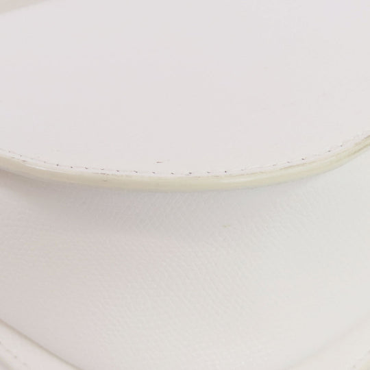 Furla Shoulder Bag leather white Arch logo Women Used Authentic