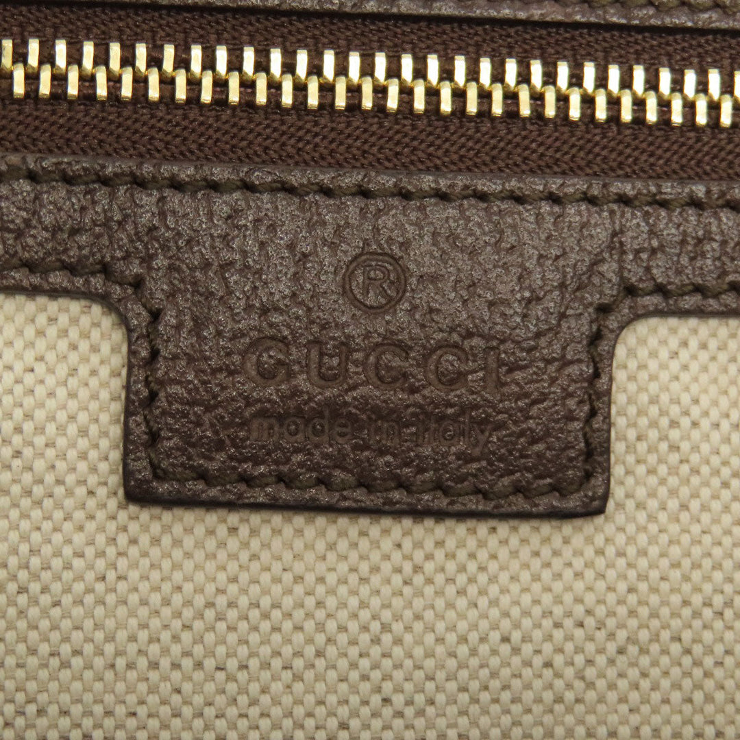 GUCCI Tote Bag 631685 canvas Brown Offdia GG Medium Women Used Authentic