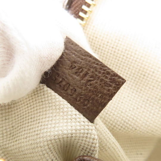 GUCCI Shoulder Bag 696075 canvas Brown Jumbo GG mini bag