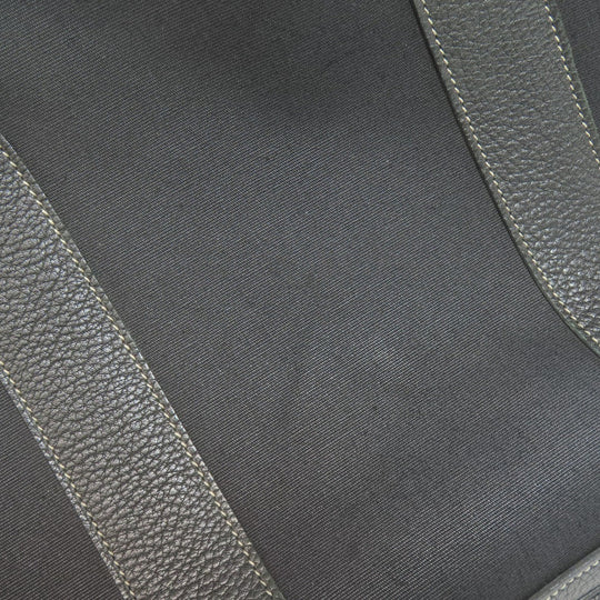 HERMES Tote Bag Towar Officche black Garden Party PM SilverMetal Women Used Authentic