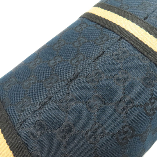 GUCCI Tote Bag 137396 canvas black GG Women Used Authentic
