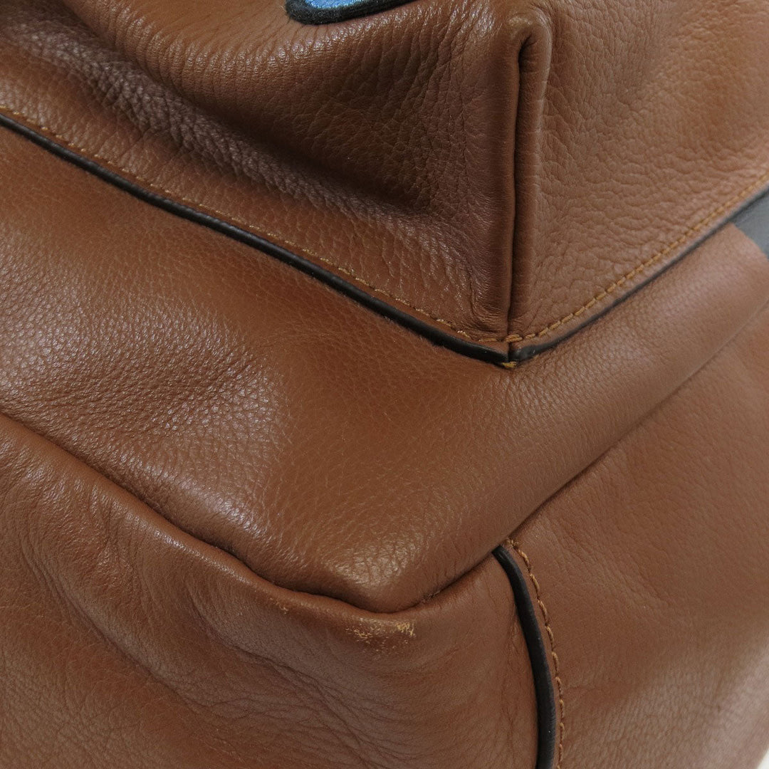 COACH Backpack F11898 leather Brown Charles Varsity mens(Unisex) Used Authentic