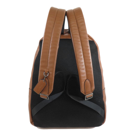 COACH Backpack F11898 leather Brown Charles Varsity mens(Unisex) Used Authentic