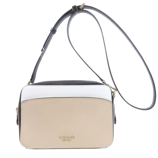 Kate Spade Shoulder Bag PVC black logo Women Used Authentic