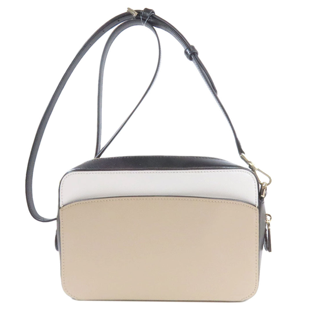 Kate Spade Shoulder Bag PVC black logo Women Used Authentic