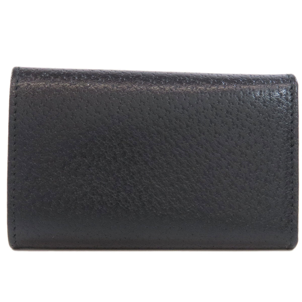 GUCCI Key case Key holder  033�E3661 leather Brown logo Women(Unisex) Used Authentic