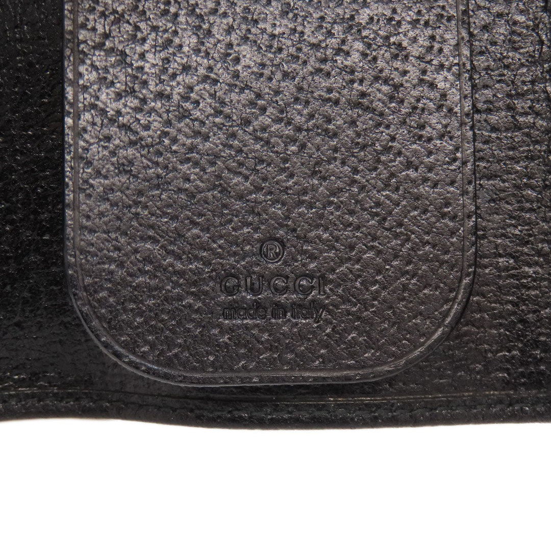 GUCCI Key case Key holder  033�E3661 leather Brown logo Women(Unisex) Used Authentic