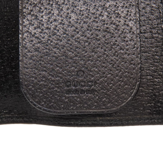 GUCCI Key case Key holder  033�E3661 leather Brown logo Women(Unisex) Used Authentic