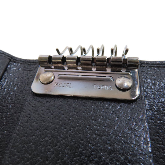 GUCCI Key case Key holder  033�E3661 leather Brown logo Women(Unisex) Used Authentic