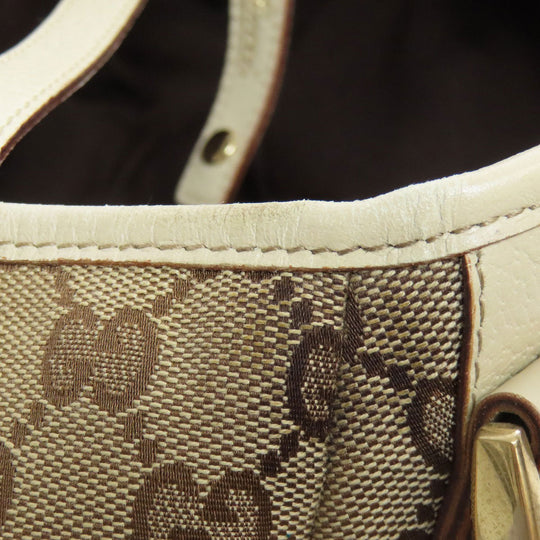 GUCCI Tote Bag 130736 canvas Brown GG Women Used Authentic