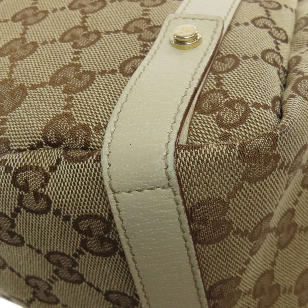 GUCCI Tote Bag 130736 canvas Brown GG Women Used Authentic