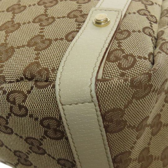 GUCCI Tote Bag 130736 canvas Brown GG Women Used Authentic