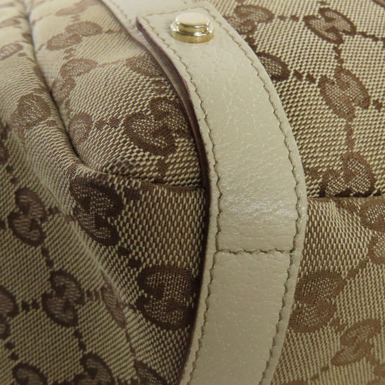 GUCCI Tote Bag 130736 canvas Brown GG Women Used Authentic