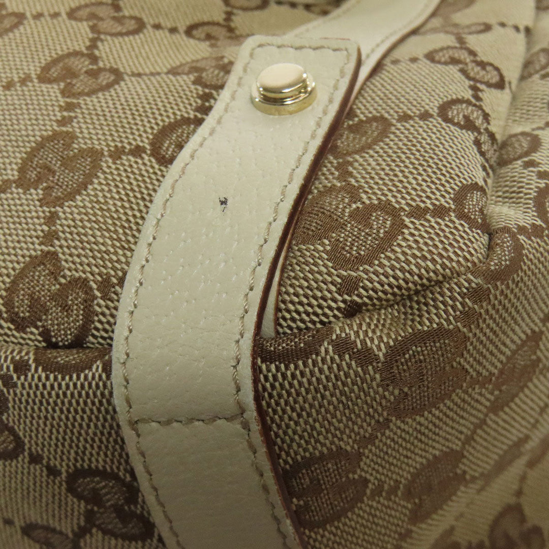 GUCCI Tote Bag 130736 canvas Brown GG Women Used Authentic