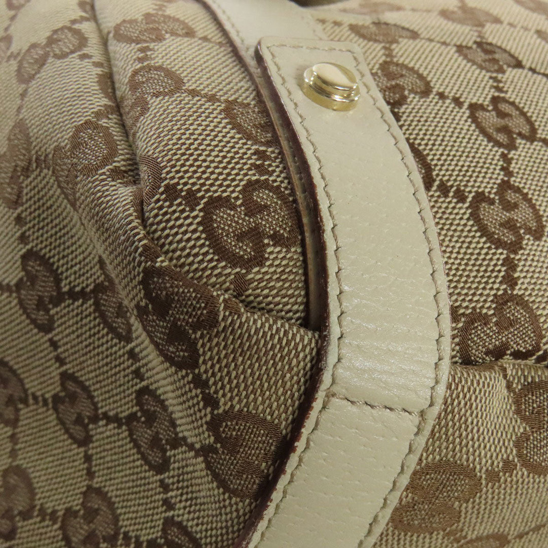 GUCCI Tote Bag 130736 canvas Brown GG Women Used Authentic