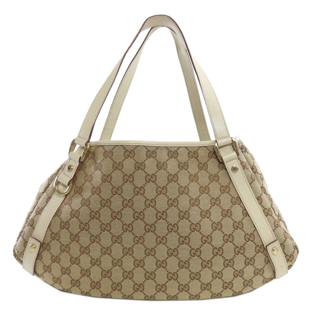 GUCCI Tote Bag 130736 canvas Brown GG Women Used Authentic