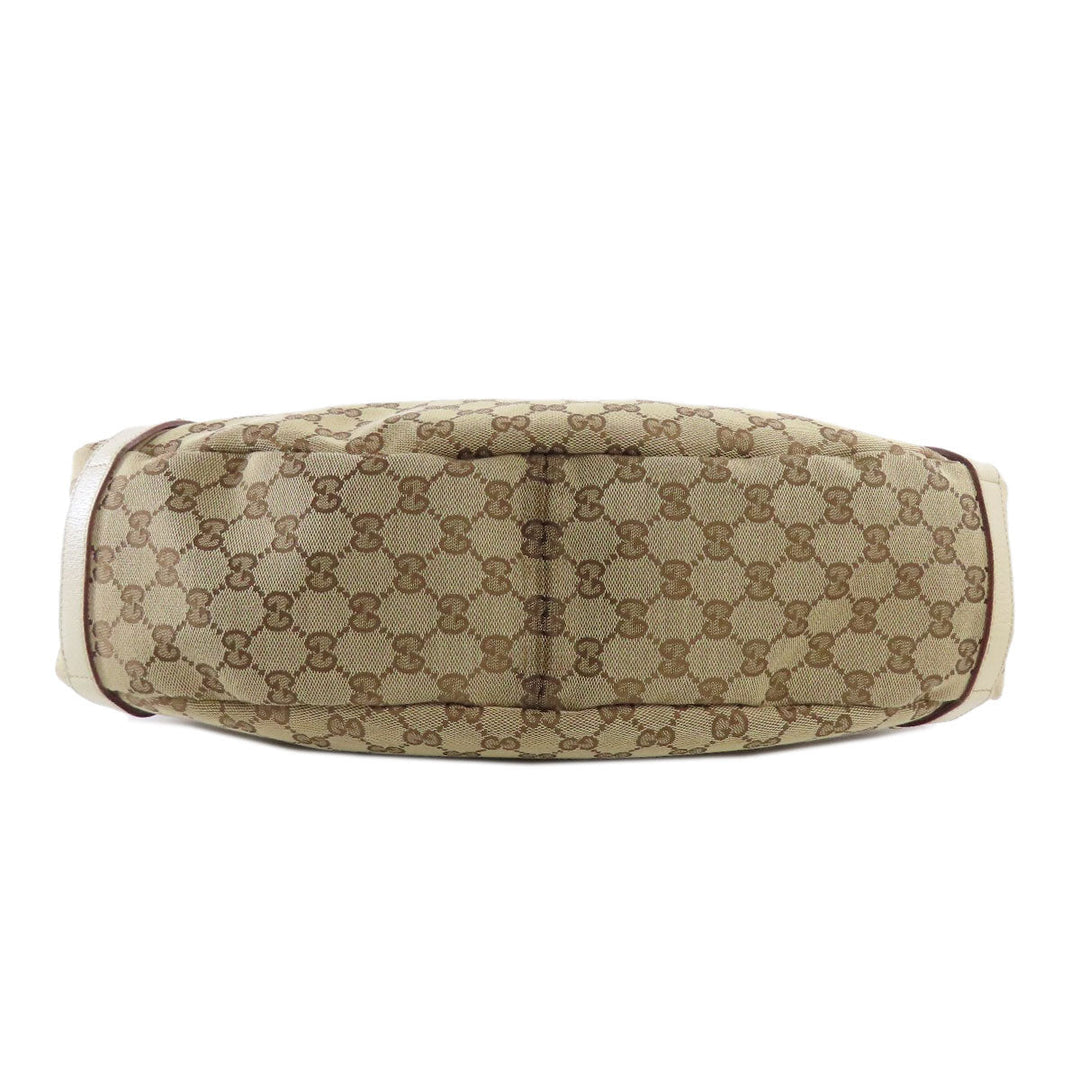 GUCCI Tote Bag 130736 canvas Brown GG Women Used Authentic