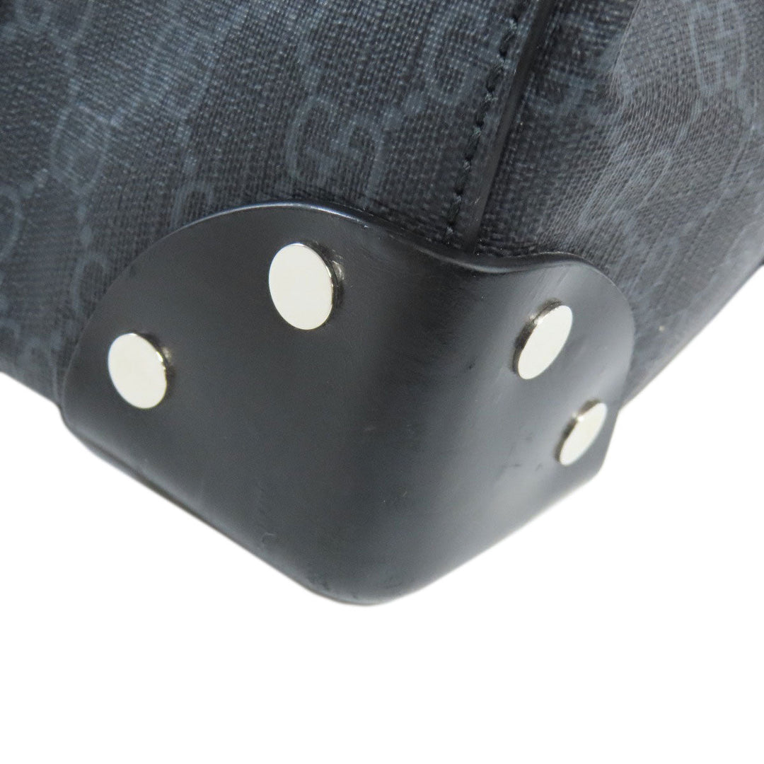 GUCCI Tote Bag 626356 PVC black GG Supreme mens Used Authentic