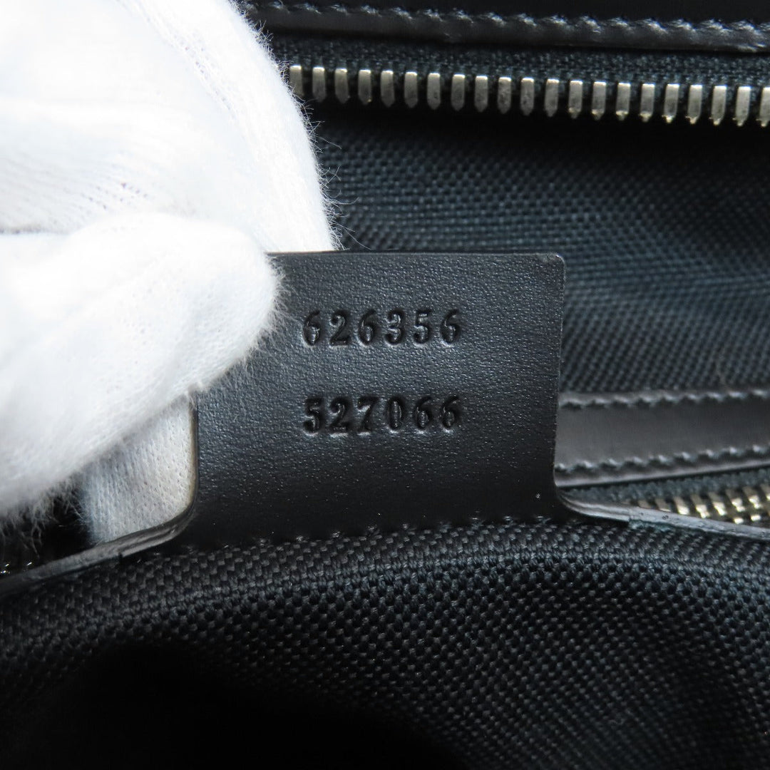 GUCCI Tote Bag 626356 PVC black GG Supreme mens Used Authentic