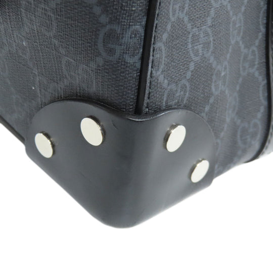 GUCCI Tote Bag 626356 PVC black GG Supreme mens Used Authentic
