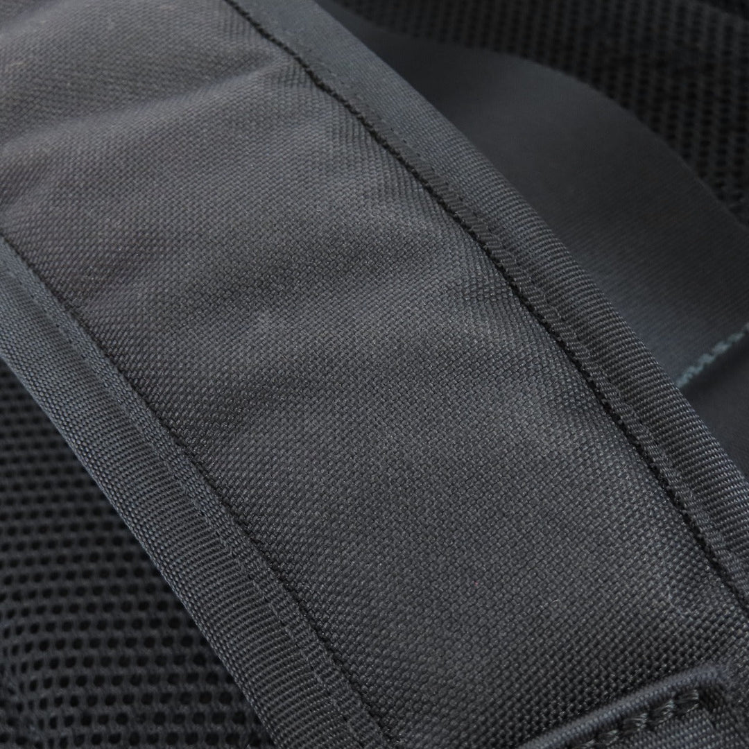 PORTER Backpack canvas black logo mens Used Authentic