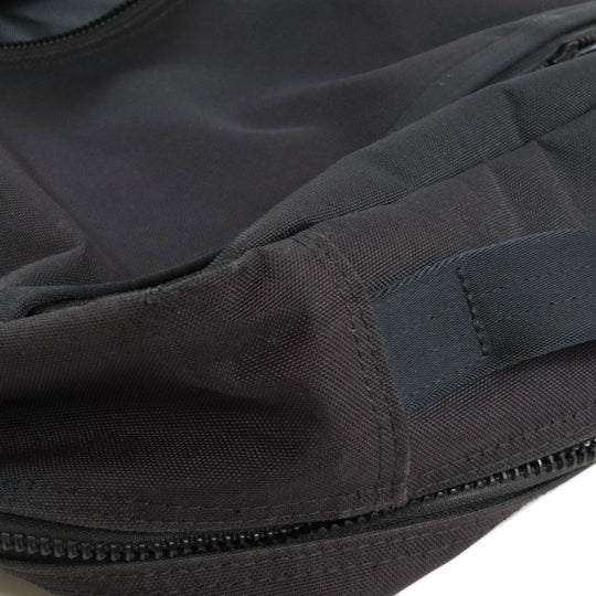 PORTER Backpack canvas black logo mens Used Authentic